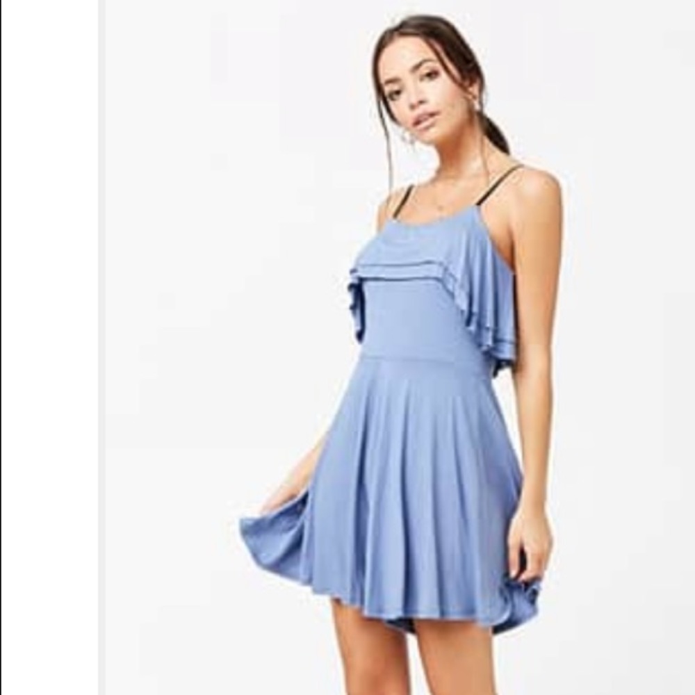 Blue Forever 21 Romper